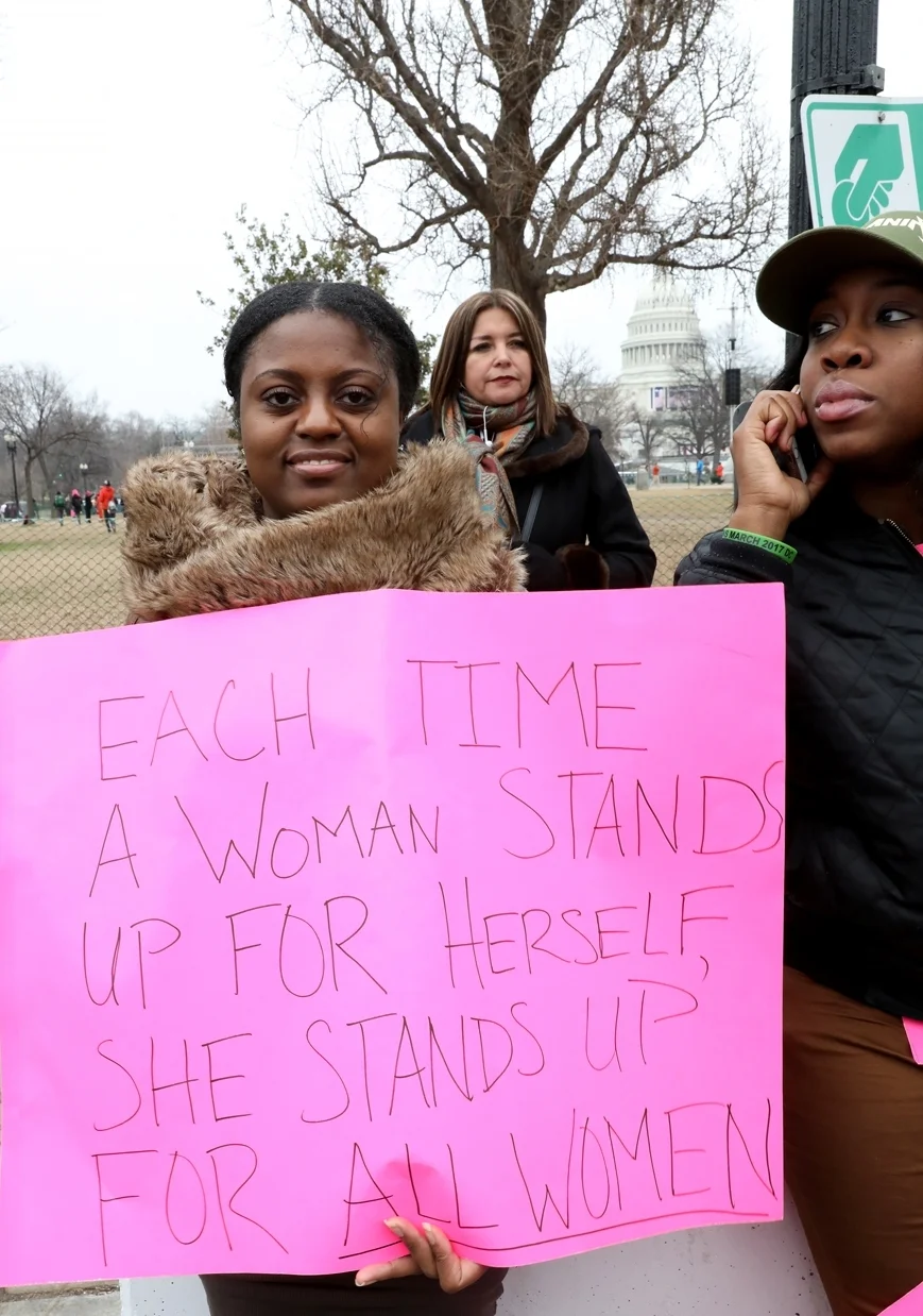 Three Portraits | The Women's March | Washington, DC | January 21, 2017