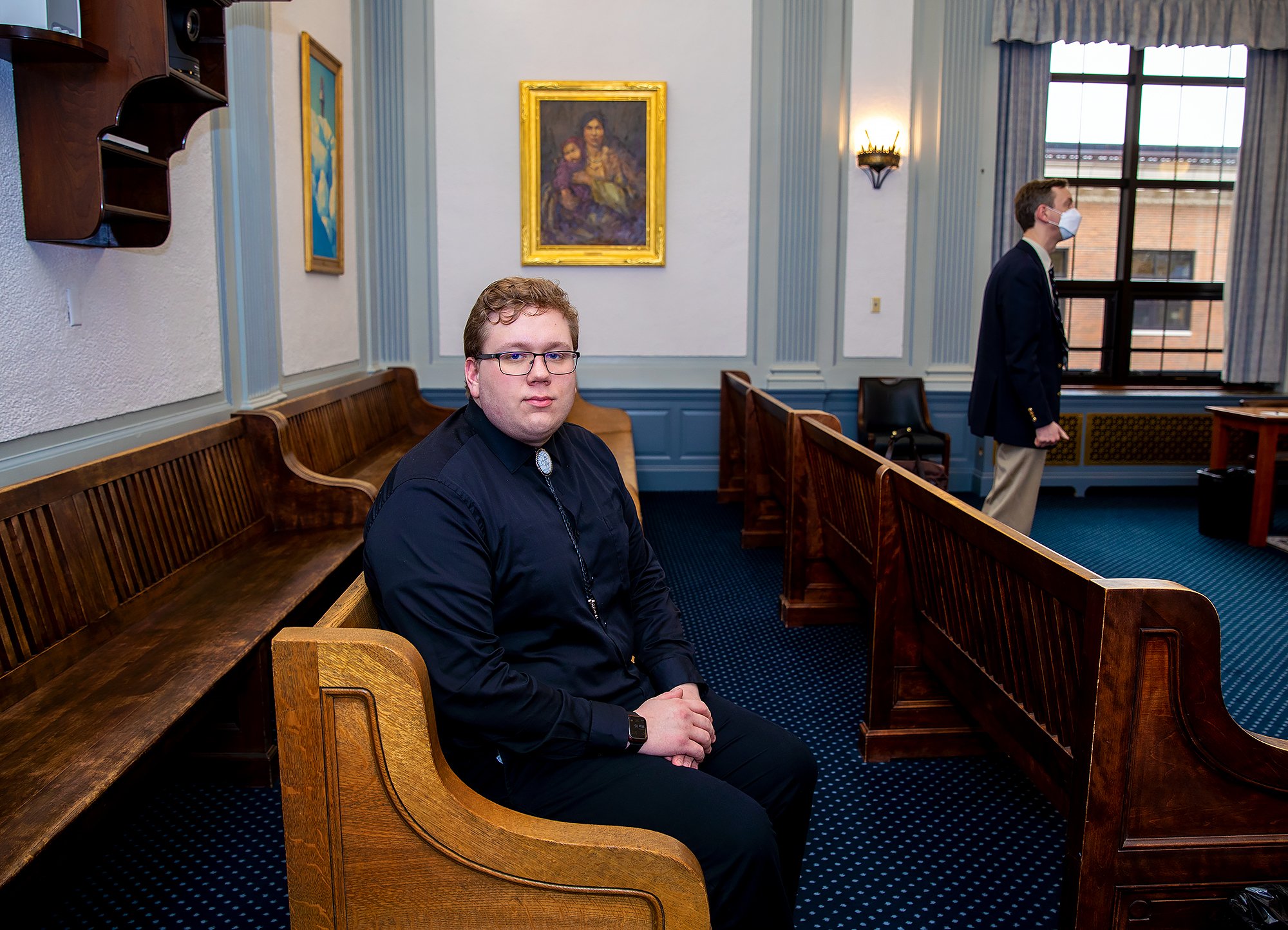 Dawson Mann, Legislative Aide, Senate Finance Committee Room, room 532, 5th floor, the capitol building, Juneau, Alaska