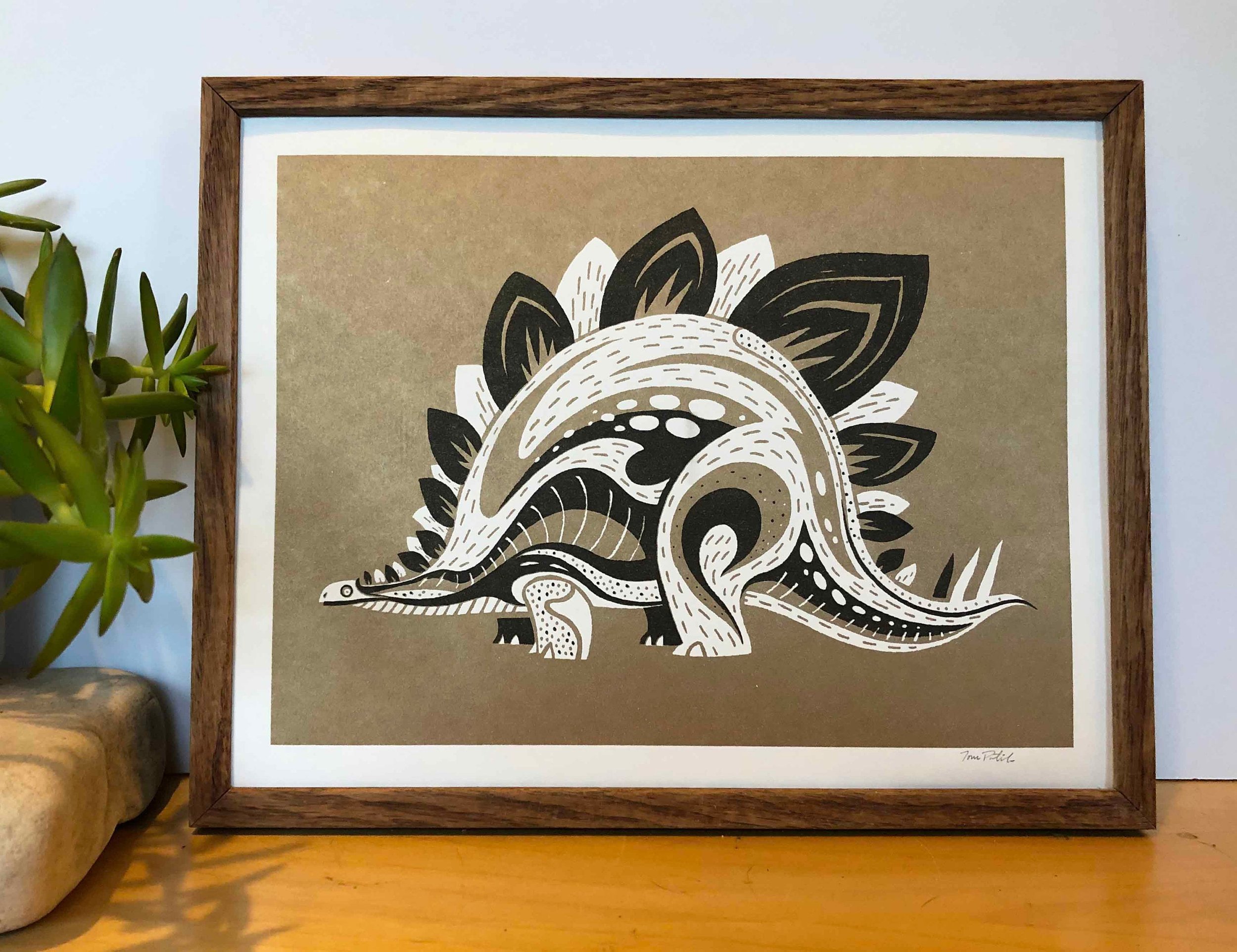 Metallic Stegosaurus