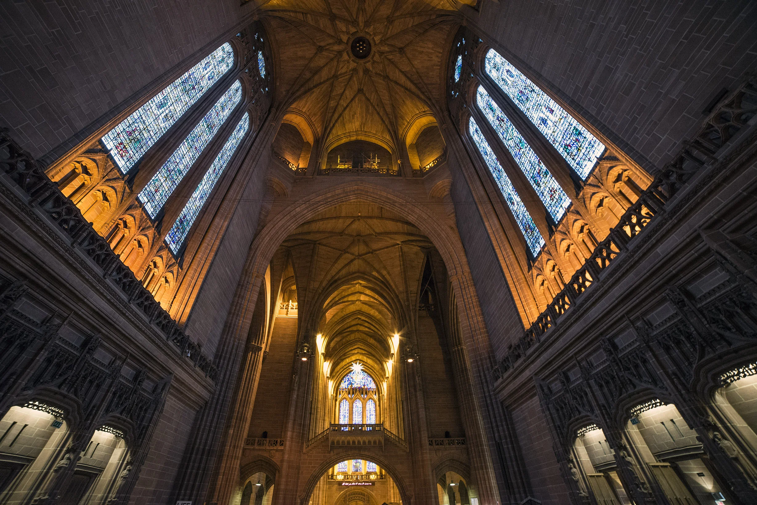 Liverpool Anglican Cathedral with Tracy Emin, 2016