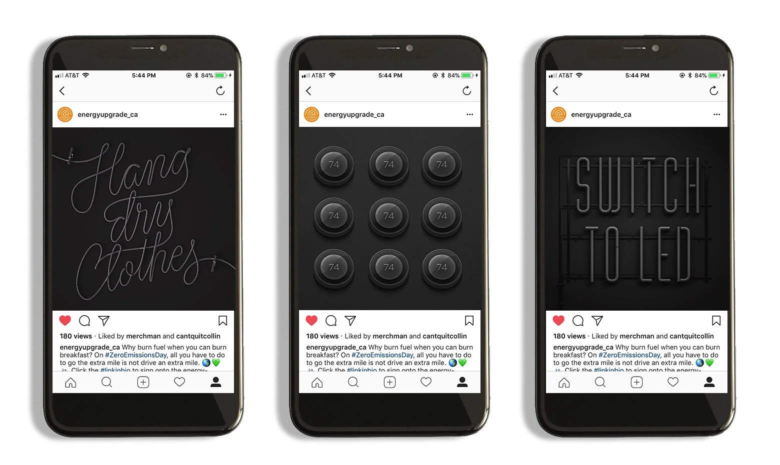  Darker screens save up to 20% more energy. So our digital ads followed suit. 