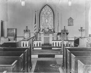 Chapel - 1948 (note gated booths)