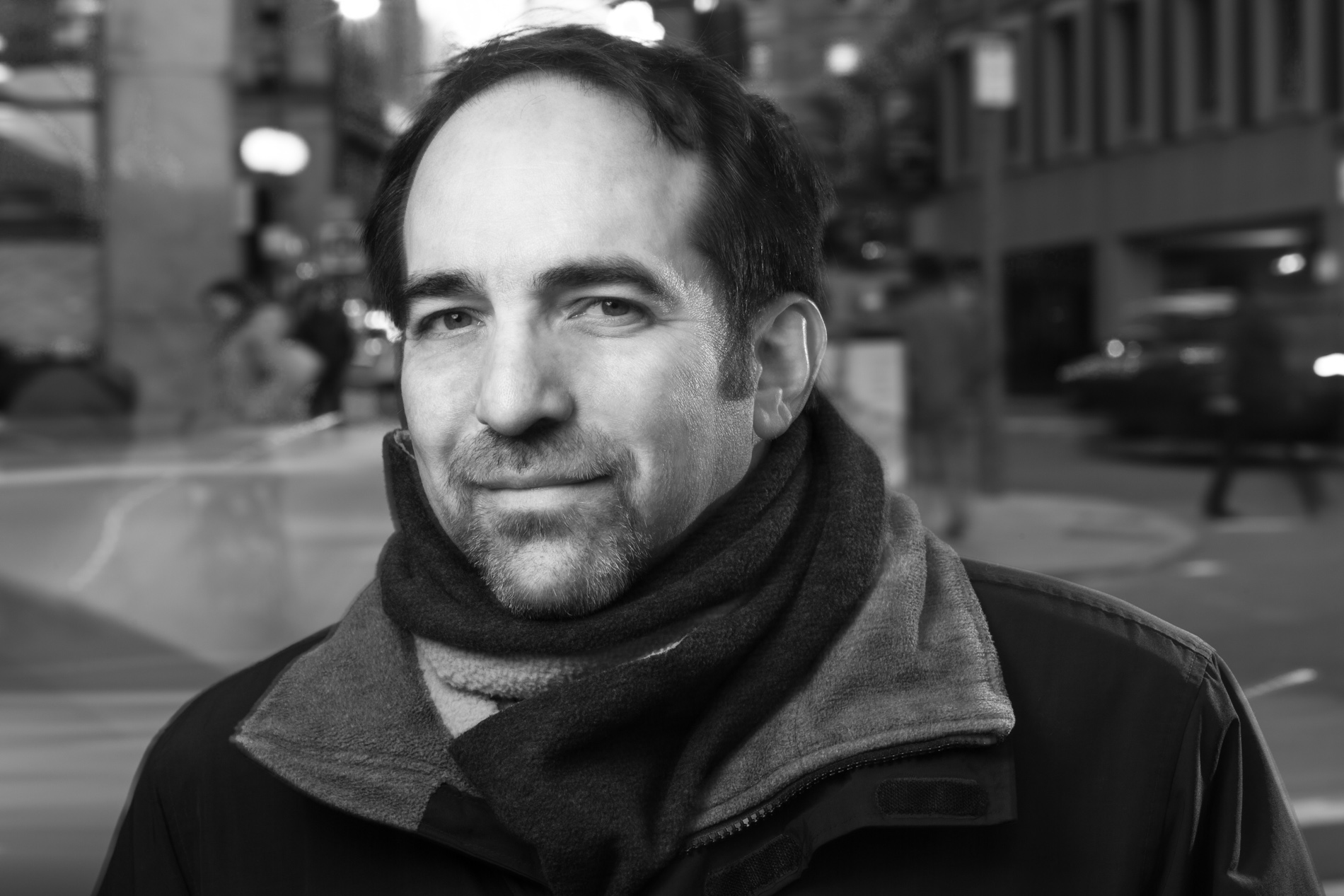 Portrait of Steve Strassmann, CTO of Massachusetts, by Sharona Jacobs. Boston, MA.