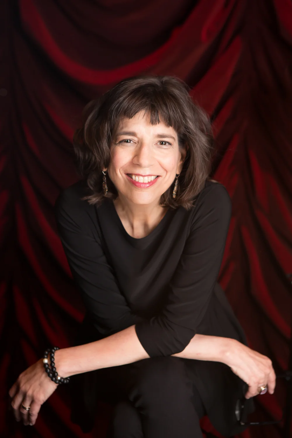 Headshot of Marilyn Plotkins, artistic director of the Modern Theatre and chair of the Theatre Department, Suffolk University, by Sharona Jacobs. Boston, MA.