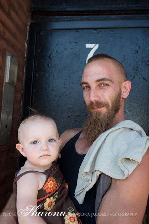 Hot Dog Safari dad and baby