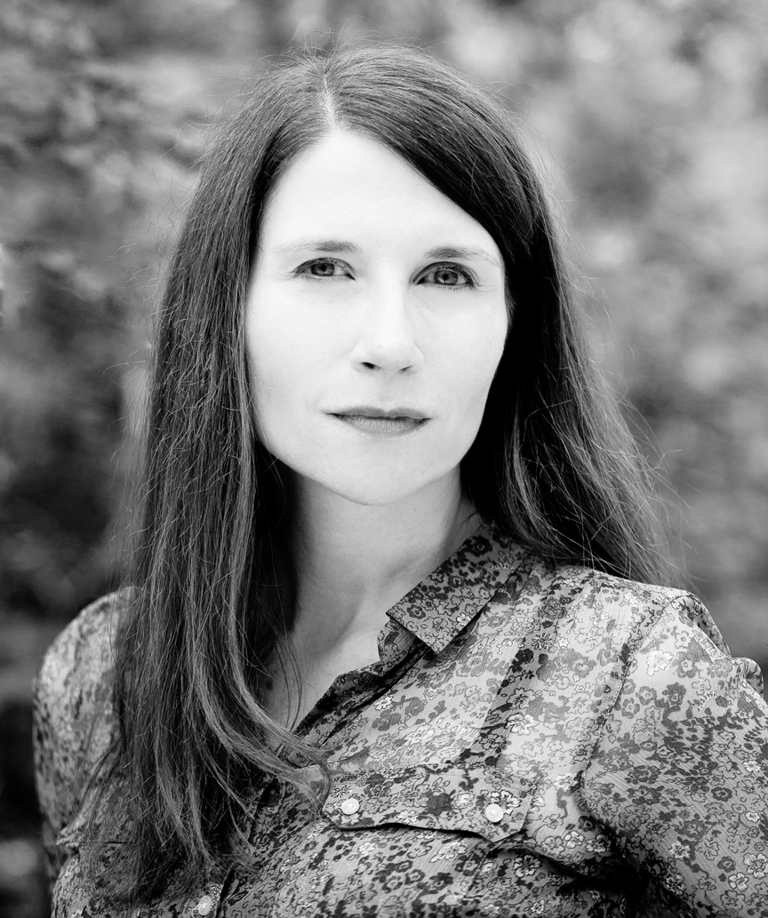Portrait of novelist, Jennifer Haigh, by Sharona Jacobs. Hingham, MA