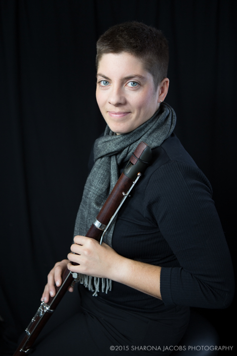 Classical musician, Emily O'Brien, with modern recorder