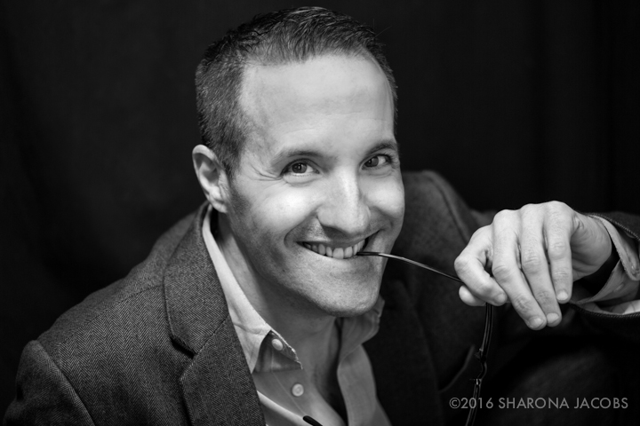 Portrait of author Mark John Isola, Boston, MA. Arlington, MA.