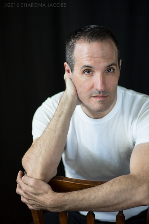 Portrait of author Mark John Isola, Boston, MA. Arlington, MA.