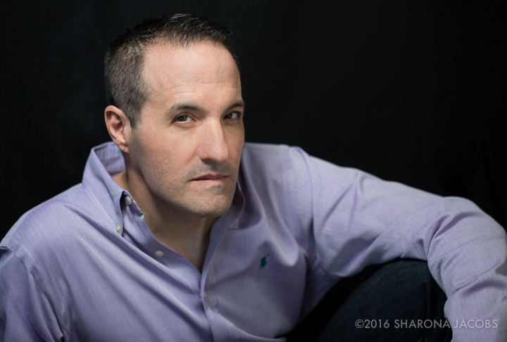 Portrait of author Mark John Isola, Boston, MA. Arlington, MA.