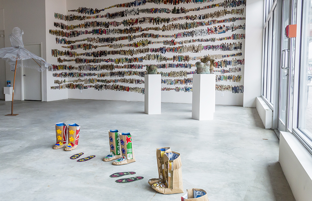 consume her demand , 2015. Group show with artists Mary Coss, Monique Motut-Firth and Charlene Vickers.