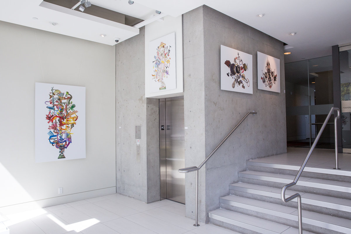Consumed , 2017. Gallery 1515 Vancouver, BC. Installation view.