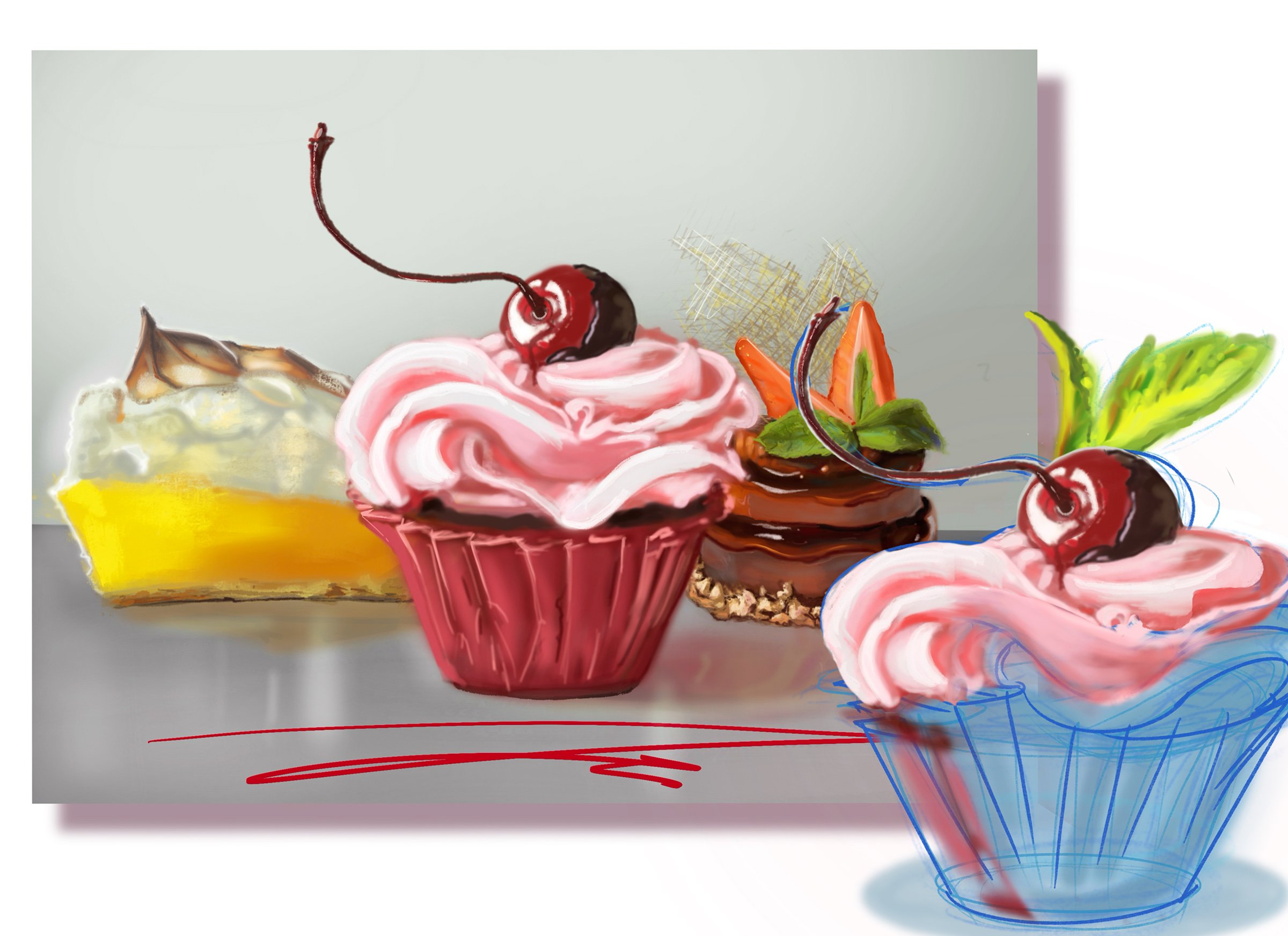 Sketchbook- Desserts