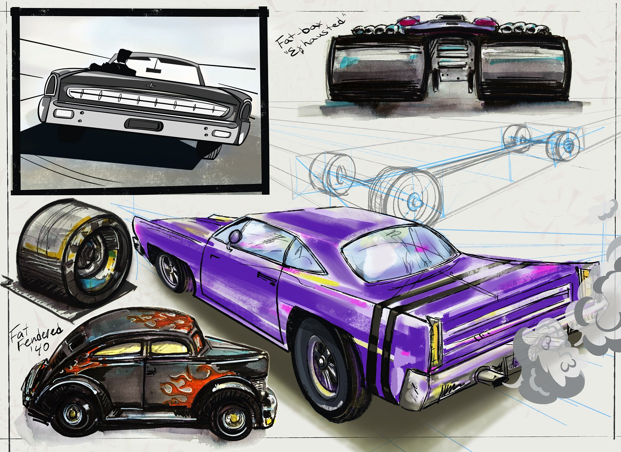 Sketchbook- Cars