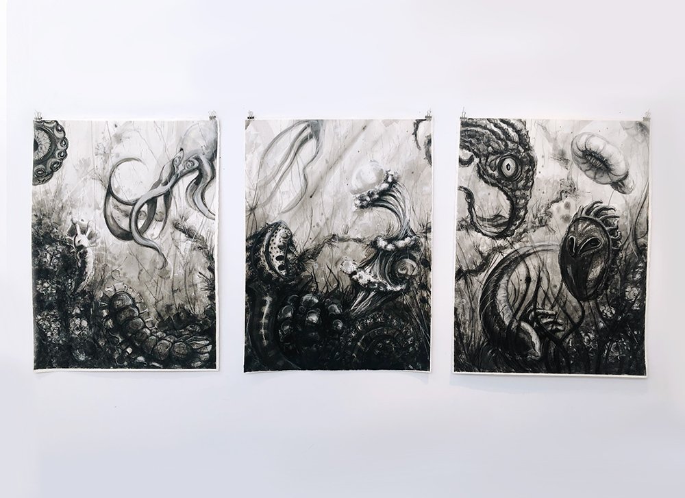 Underwater, out of mind, seascapes, 2025