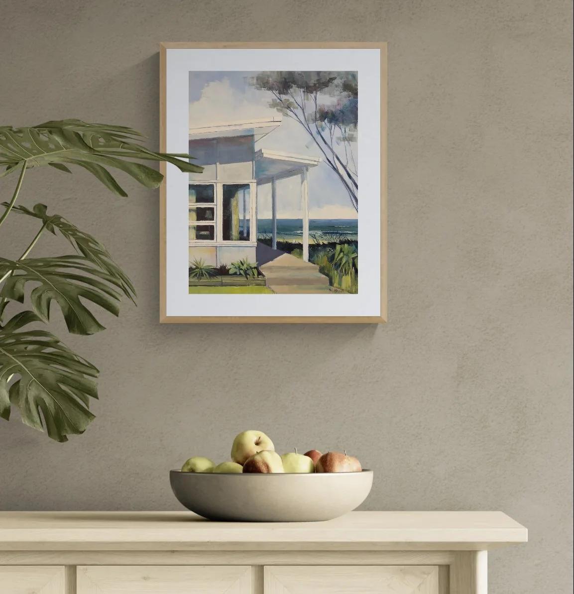 MY HOME MY BEACH STUDIOMOUNTED AND FRAMED.jpeg