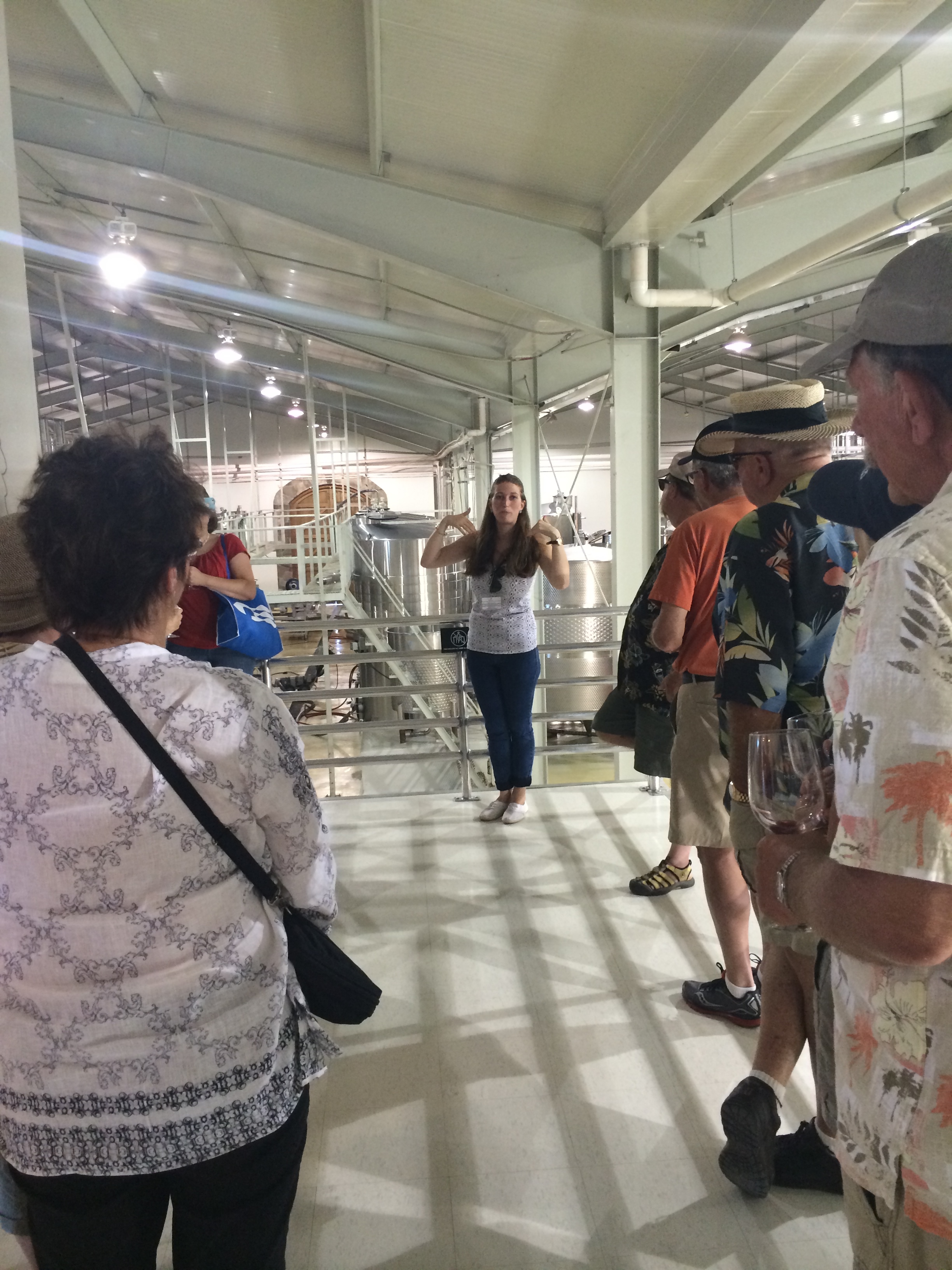 The Fermentation Room at Monte Xanic Winery with WINO Wine Club Tour