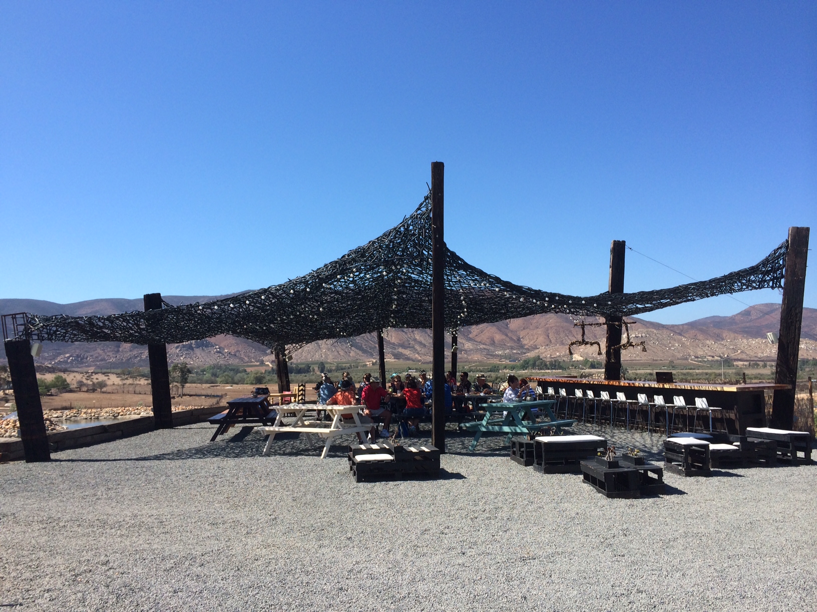 BTK ON TOUR: Spectacular Setting at TROIKa Gastro Food Truck in Mexico's Valle de Guadalupe Wine Region