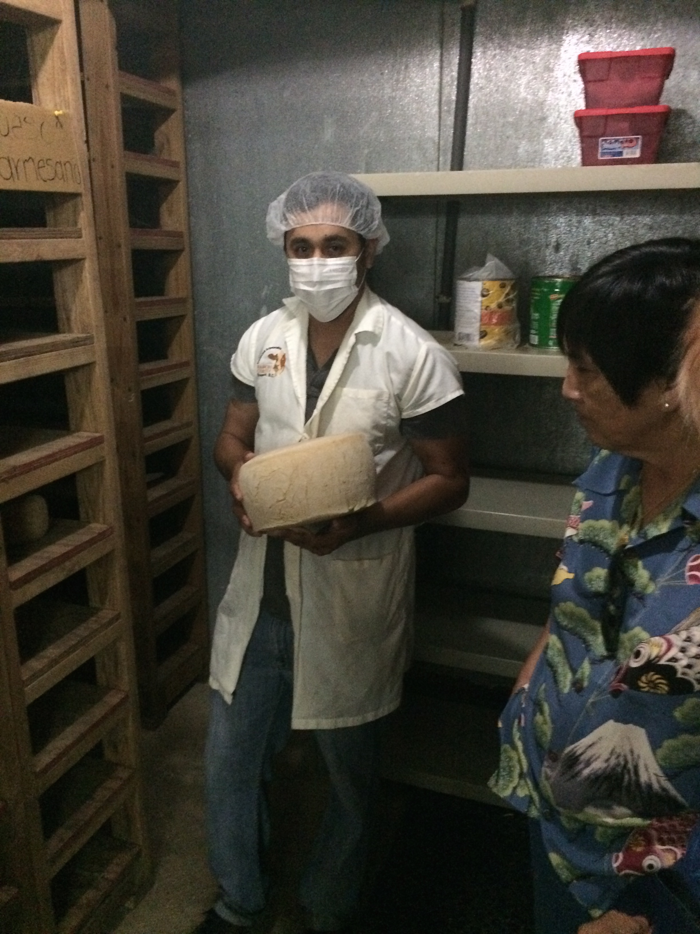 BTK ON TOUR: checking out the aging room at Rancho Cortés