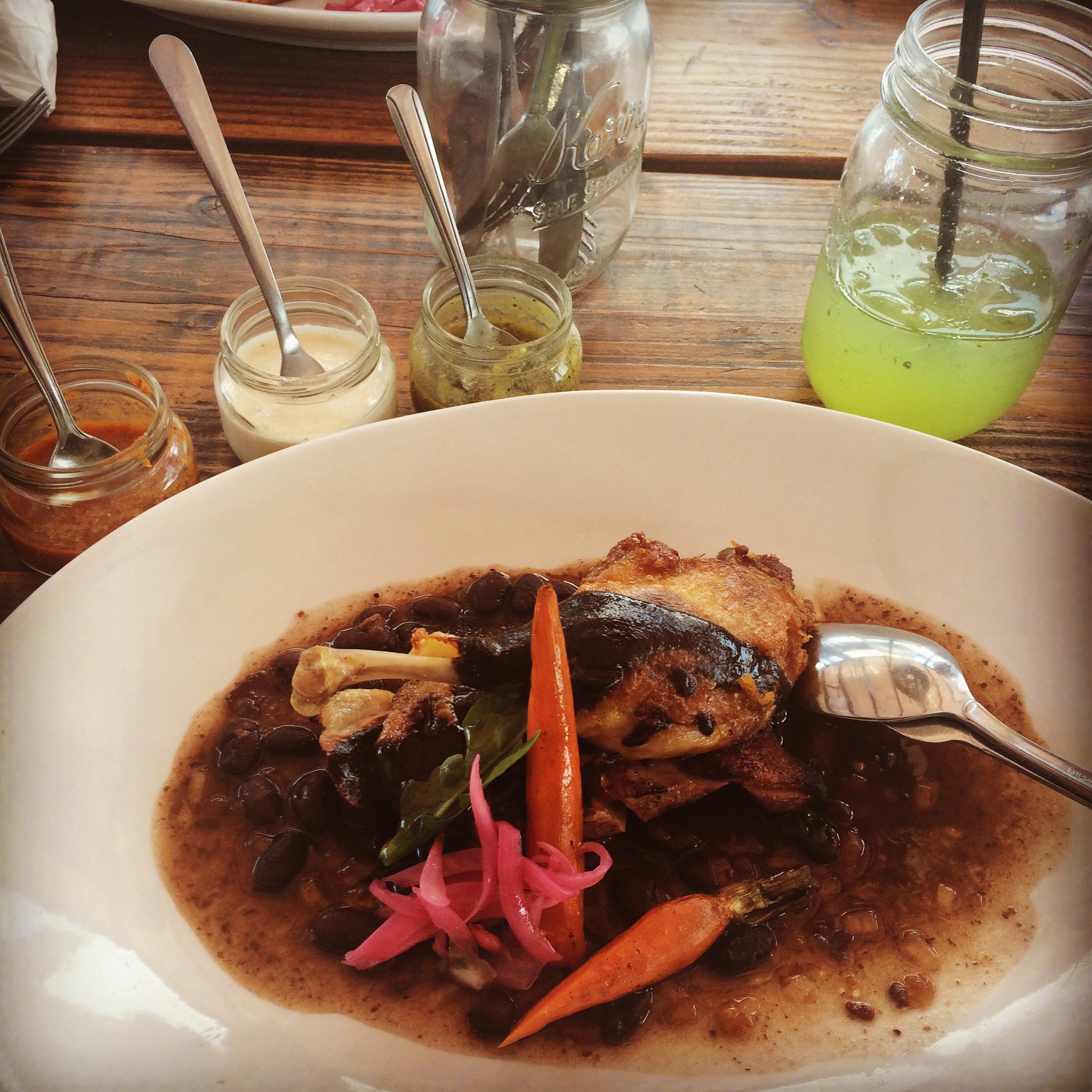 BTK ON TOUR: duck with a mole reduction at Finca Altozano