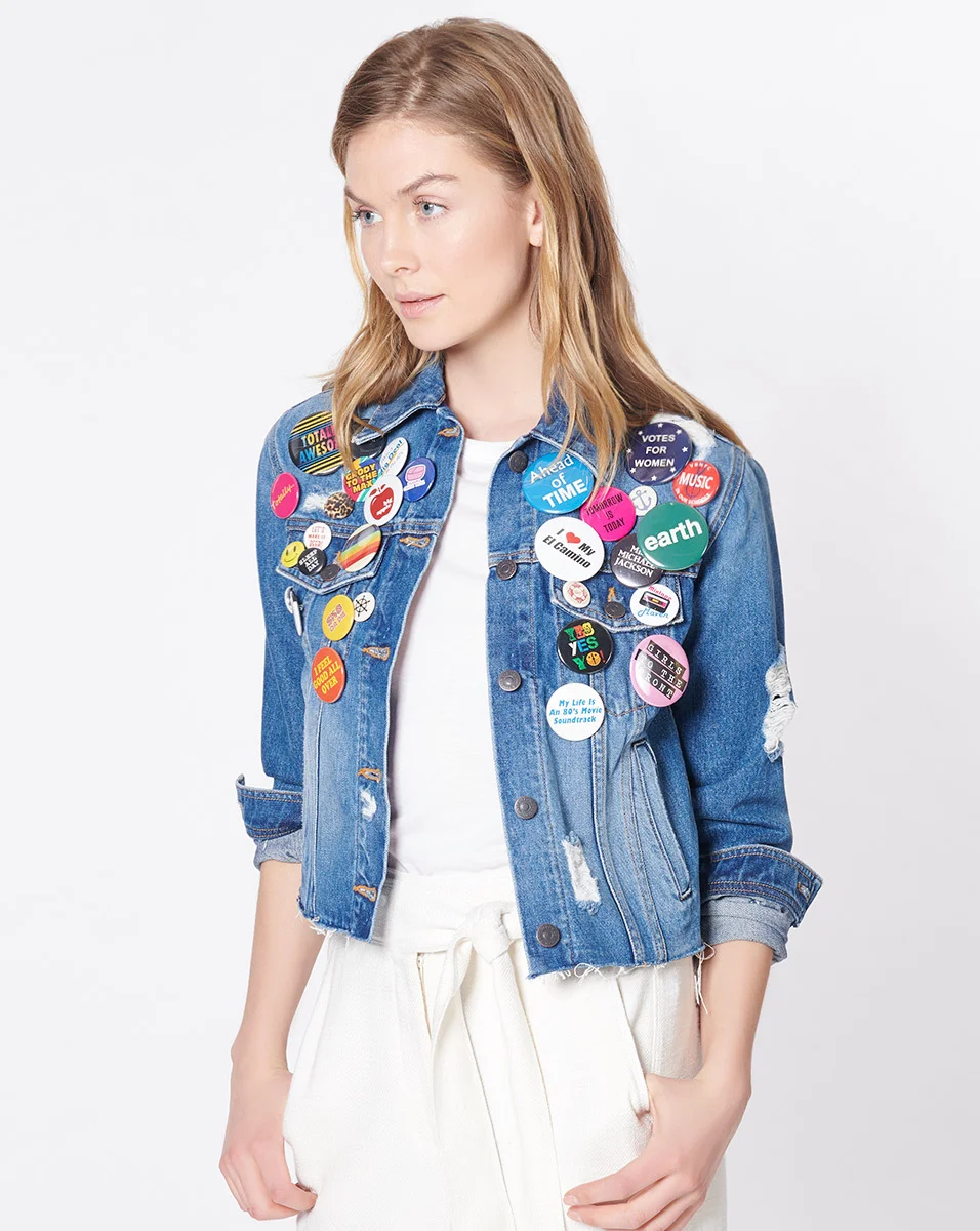 veronica beard cara jean jacket