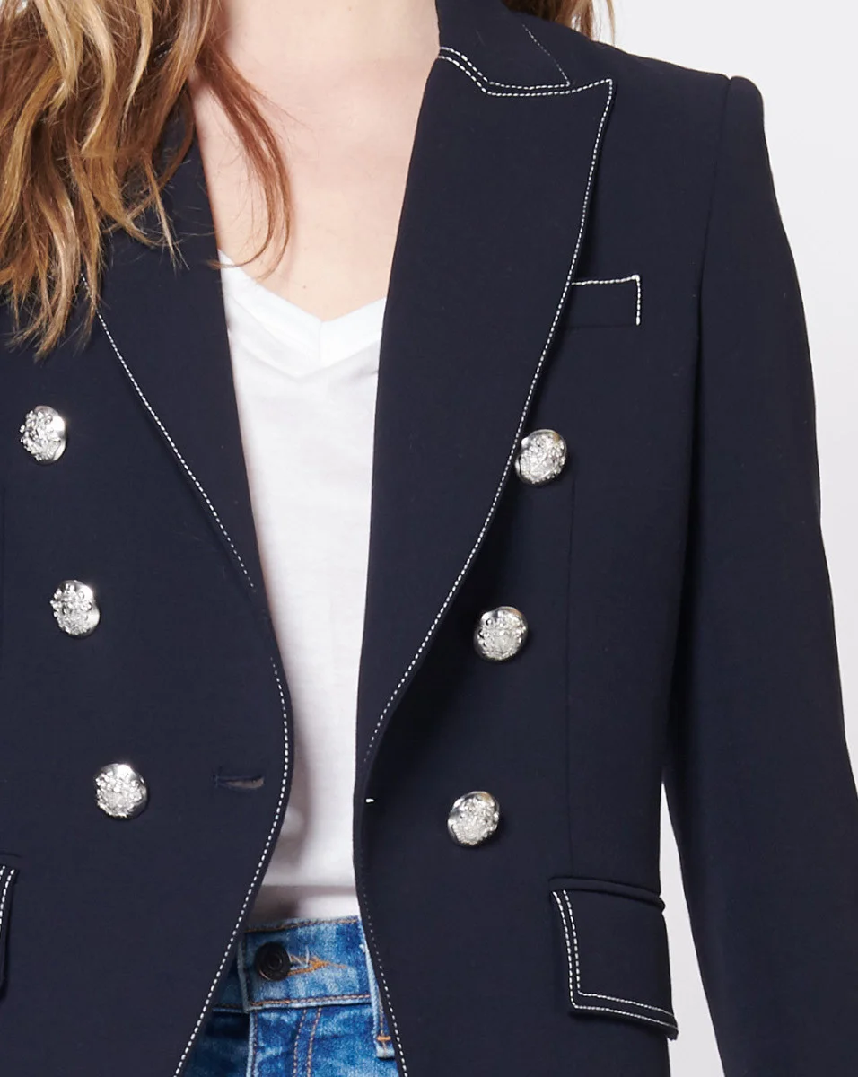 veronica beard navy blazer