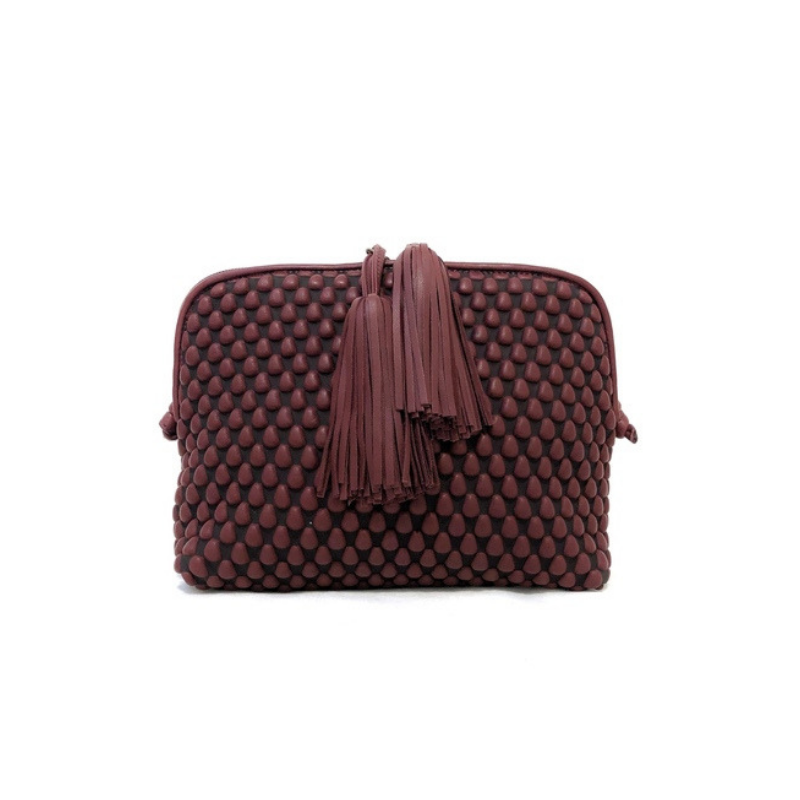 TISSA FONTANEDA Bordeaux Large Gizmo Crossbody — Girl Candy Shop 