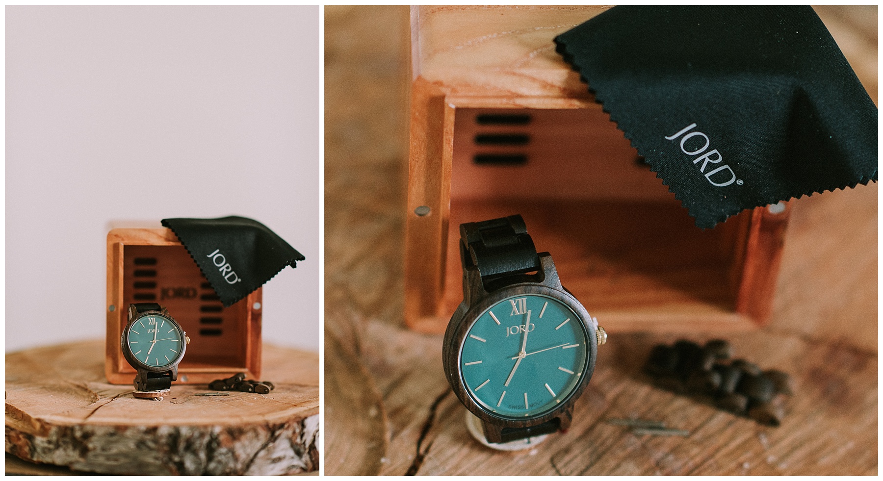  Your watch will come with extra links, screws, a buffing cloth, and a beautiful box to hold all the goodies!