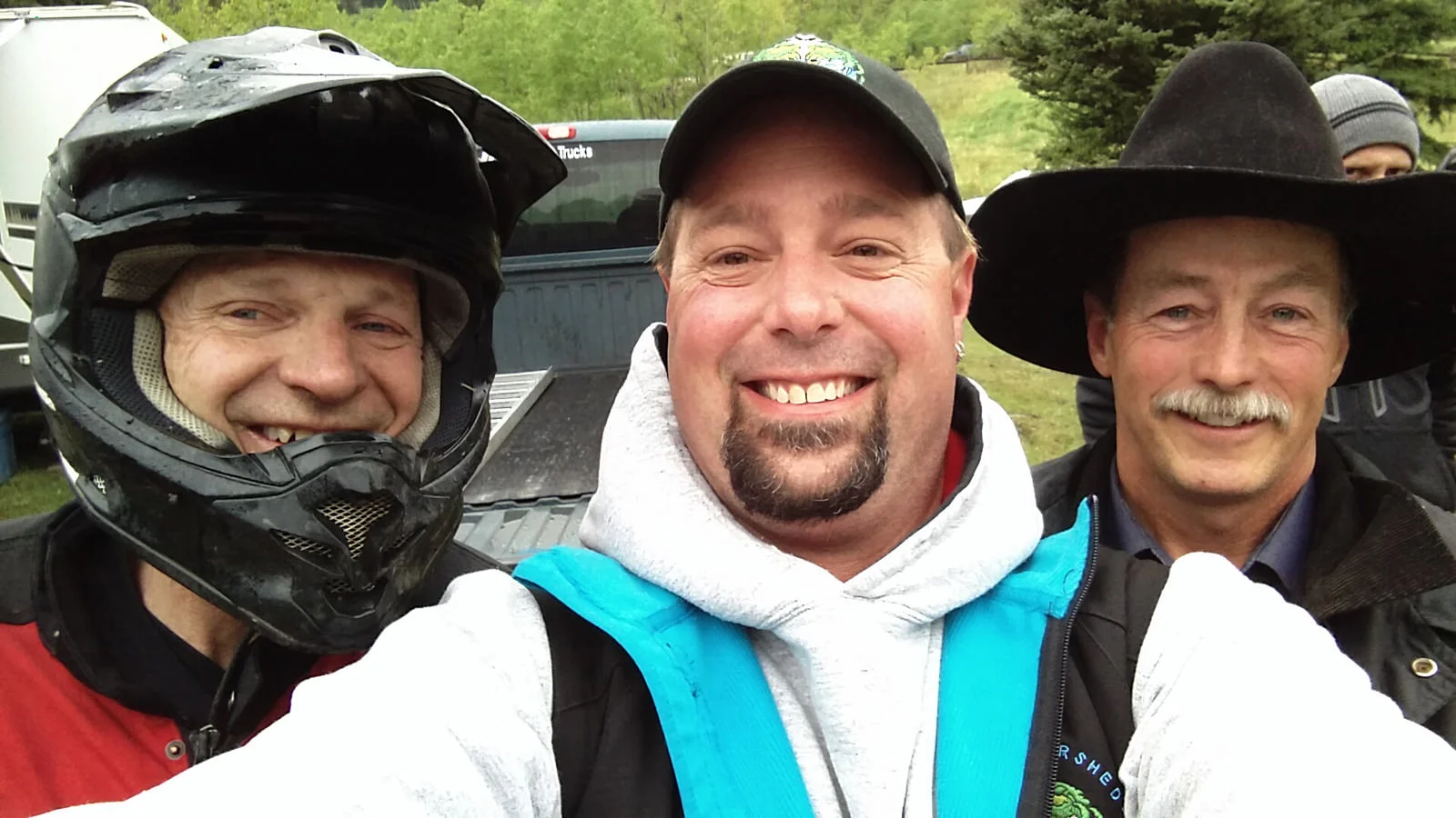 Thomas and some of the racers