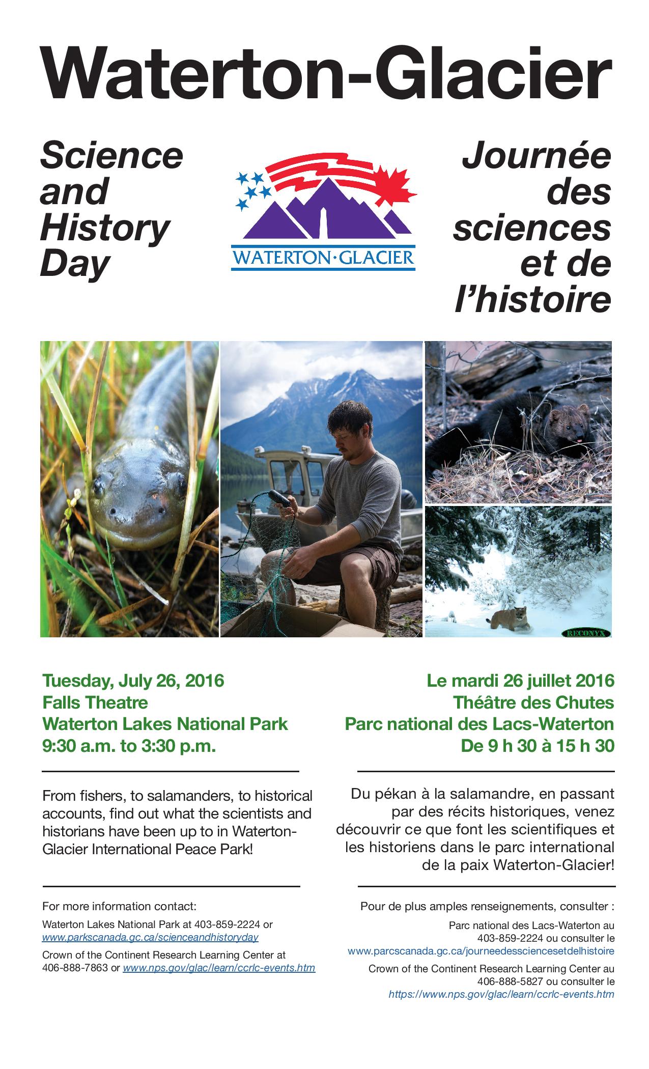 Curious about the science & history in Waterton Lakes National Park? —  Oldman Watershed Council