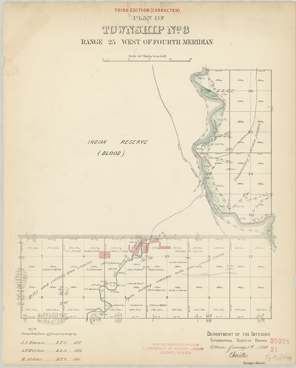 Plan of Township No.3