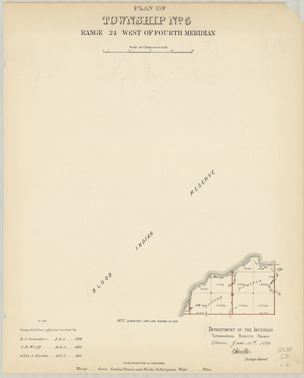 Plan of Township No.5