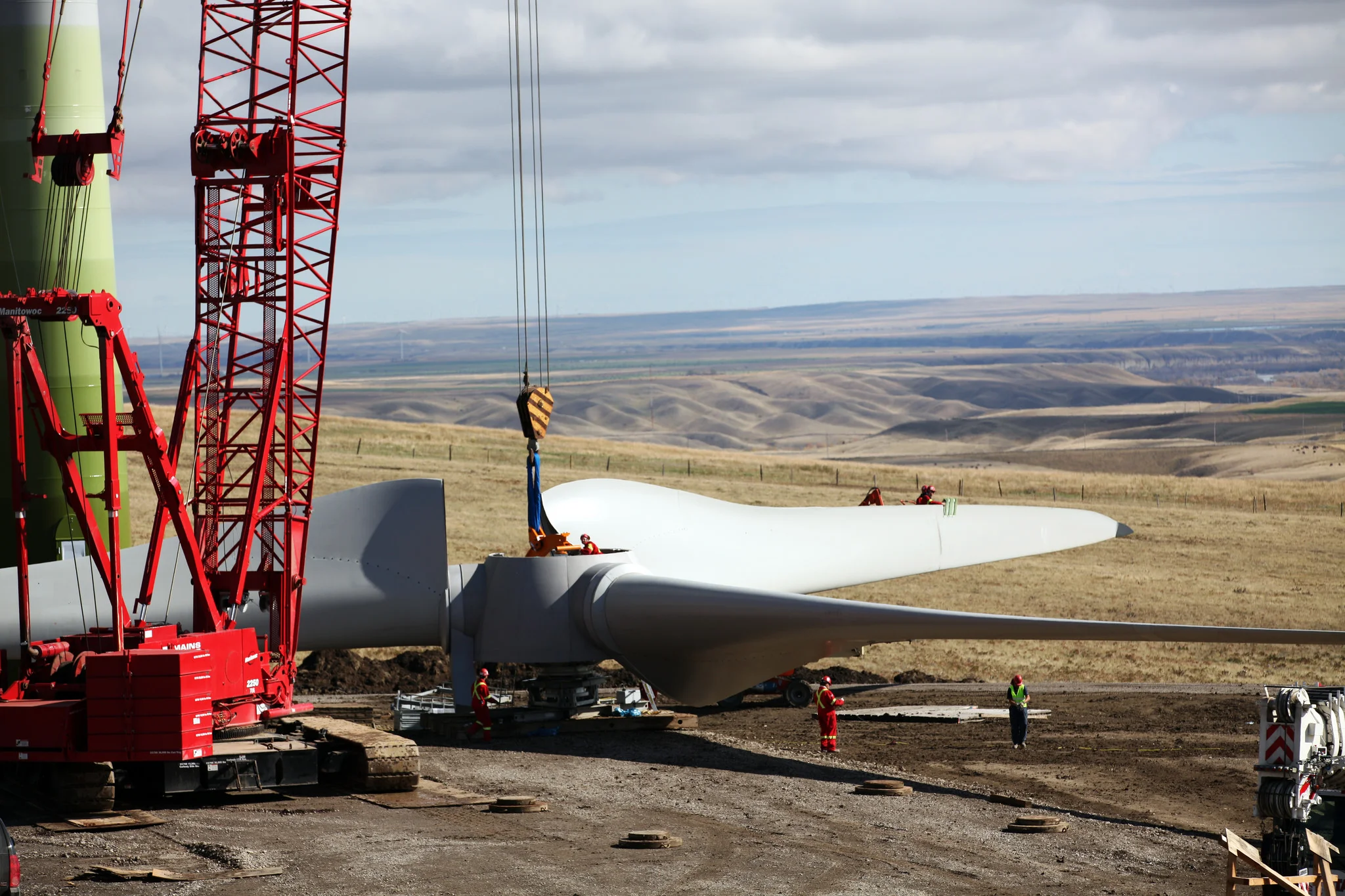 As renewable energy projects increase on our landscape, the Prairie Conservation Forum (PCF) is working collaboratively to ensure disturbance on native prairie is minimized. Photo by Trevor Curtis.