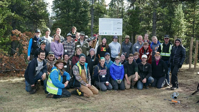 Volunteers at the 2016 Backcountry Restoration Event. We hope to see you at the 2017 event!
