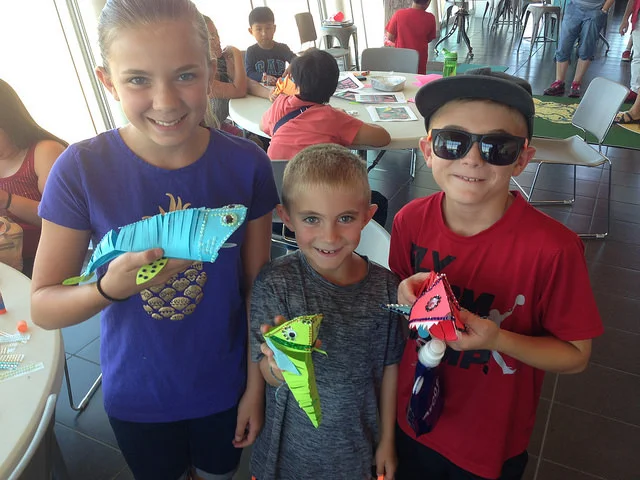 Indoors and outdoors, OWC has fun throughout the year engaging people of all ages in watershed management and health. Aren't these great fish?!