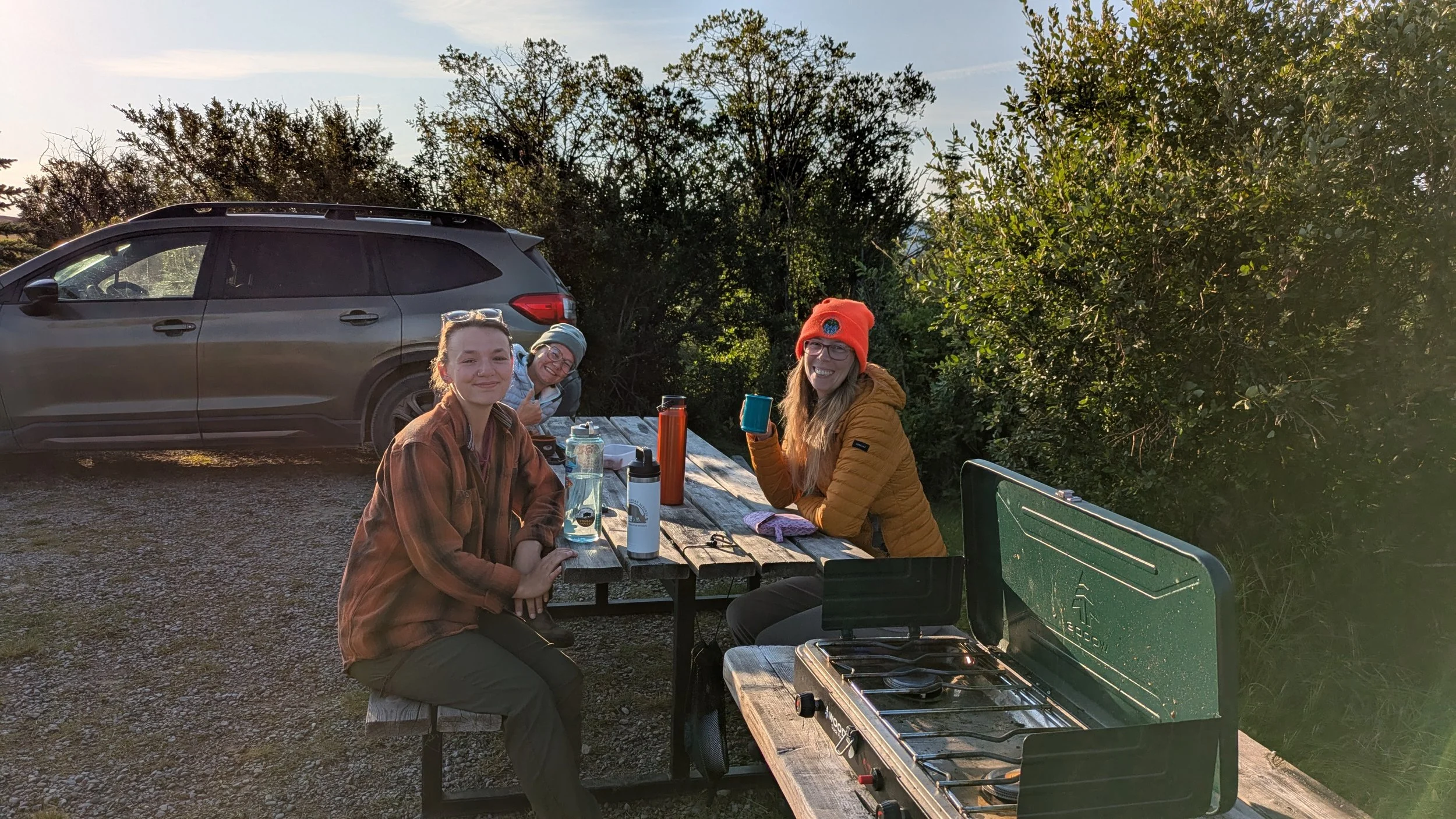  One last shout out to one of the best field crews ever to do it. Left to right: Chantel, Deb, and Sofie. It’s truly been an honour to work alongside them and the whole OWC team for the past two years. 