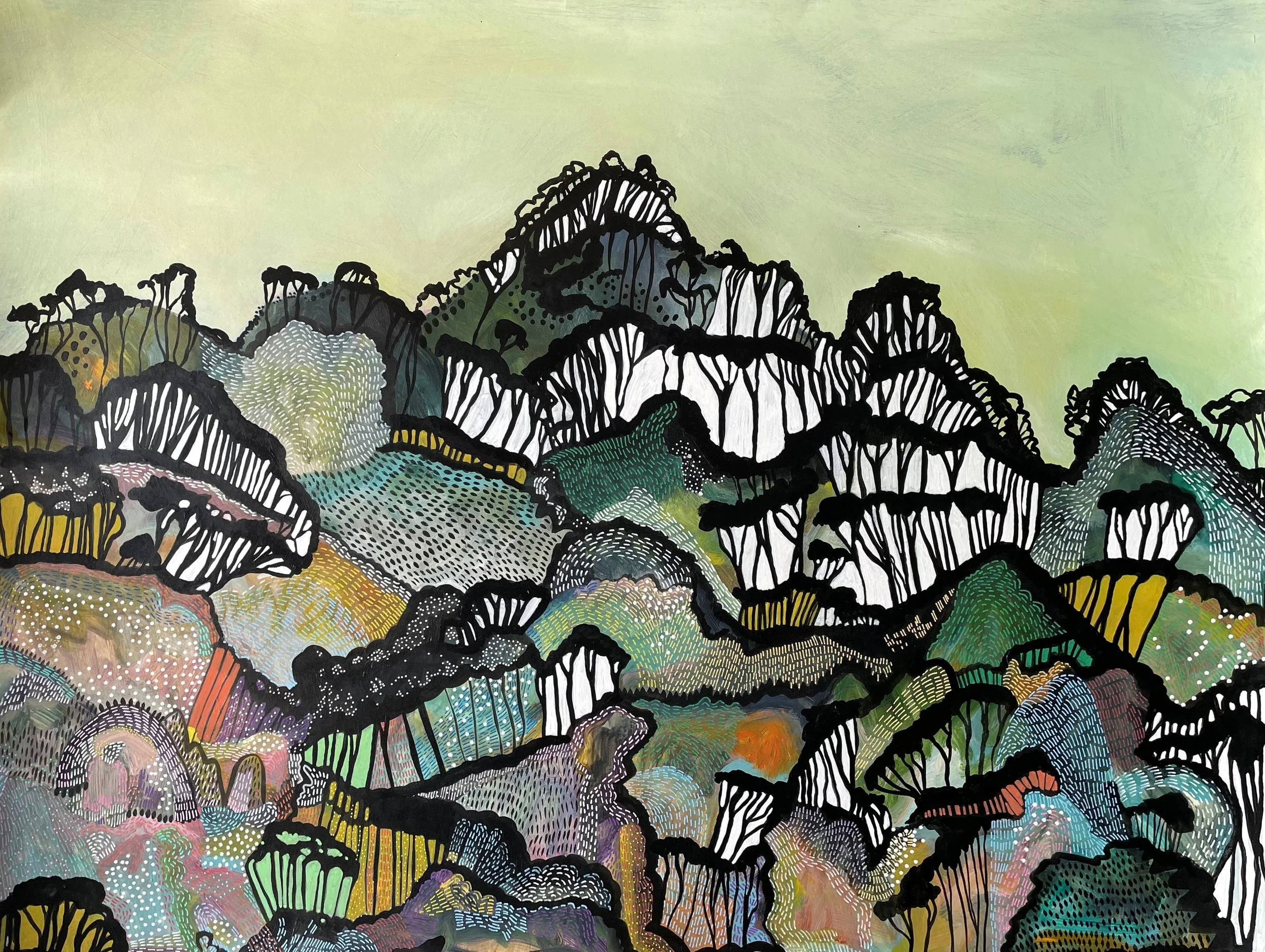 A Mountain dreaming itself awake