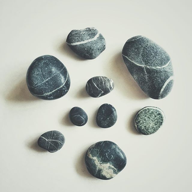 More beach rocks. Never tire of their subtle beauty.
.
.
I pick up rocks almost everywhere I go. I love the lines of these ones one of our local beaches. #rockminiseries #rocksfrombeaches #southsurrey #crescentbeach #simple #nature #sets #illuminapho
