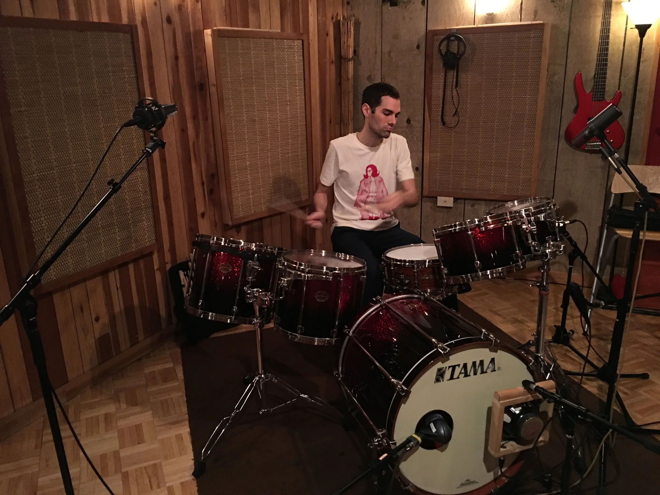 Our most excellent drum guru, Mathew Baker...