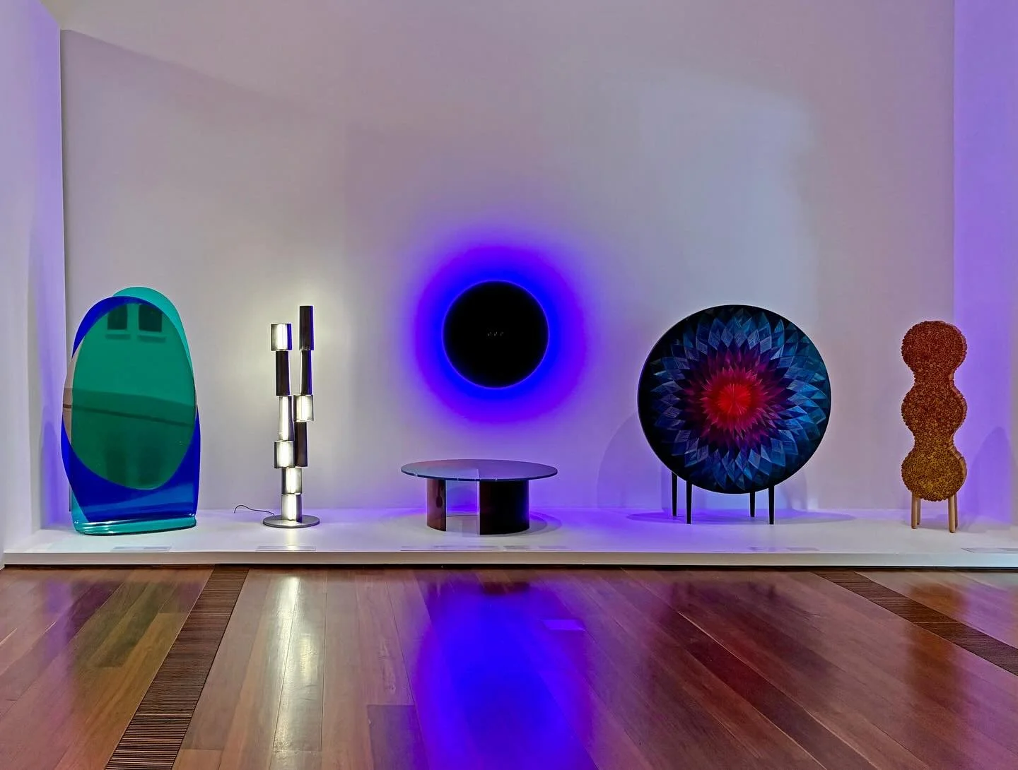Standing Mirror and Tall Place bookending a beautiful collection of objects. Now on show in a room dedicated to light, colour and perspective at @ngvmelbourne 

Photo courtesy @ewanmceoin