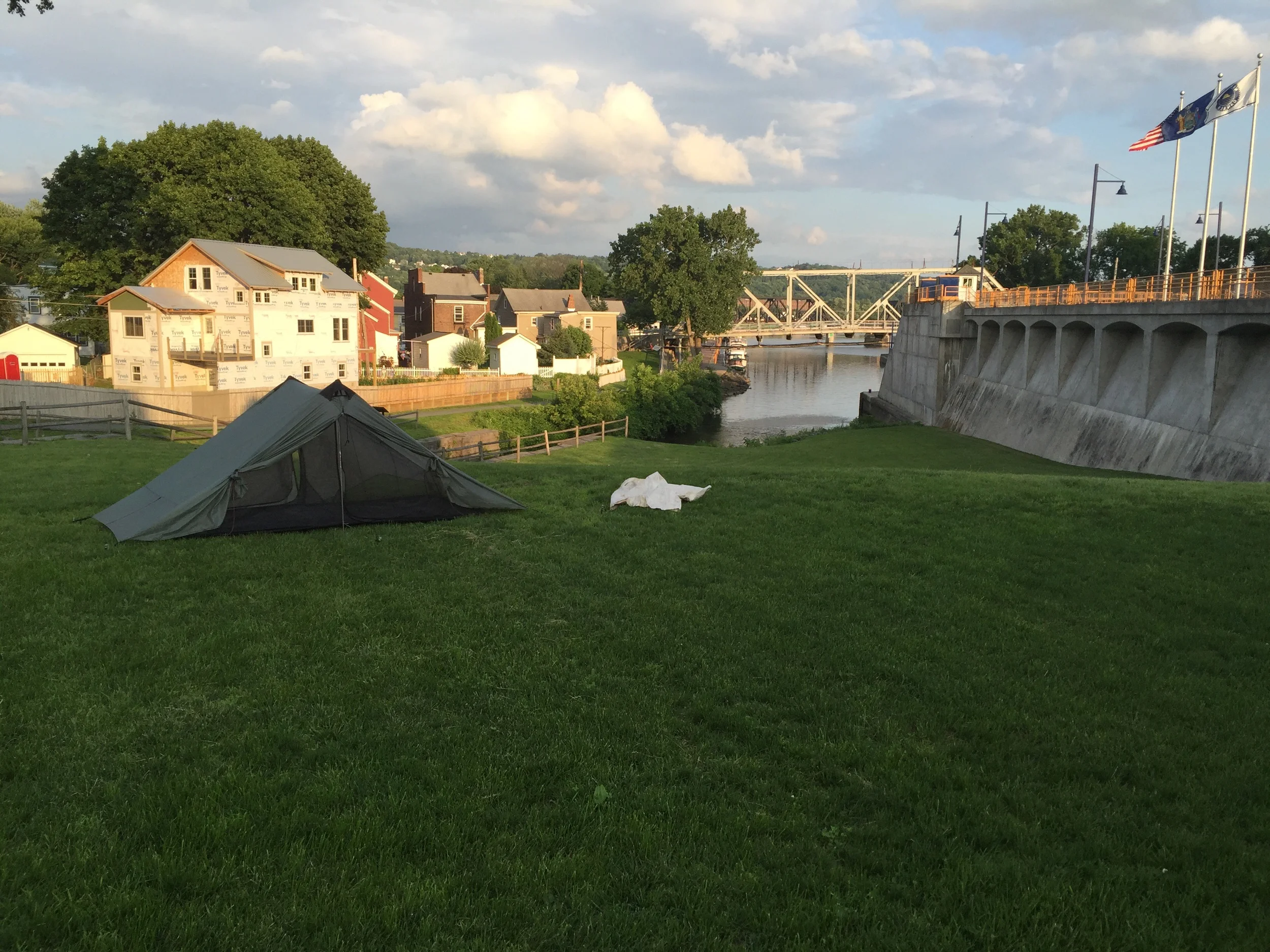 Our first state crossing - into New York!