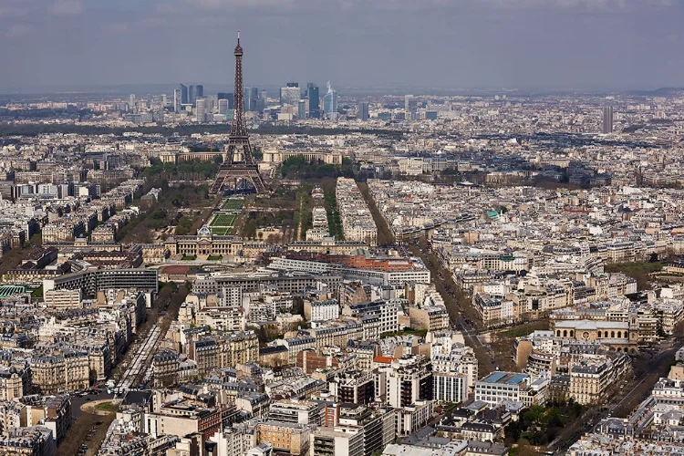 View of the Eiffel Tower from the Montparnasse Tower