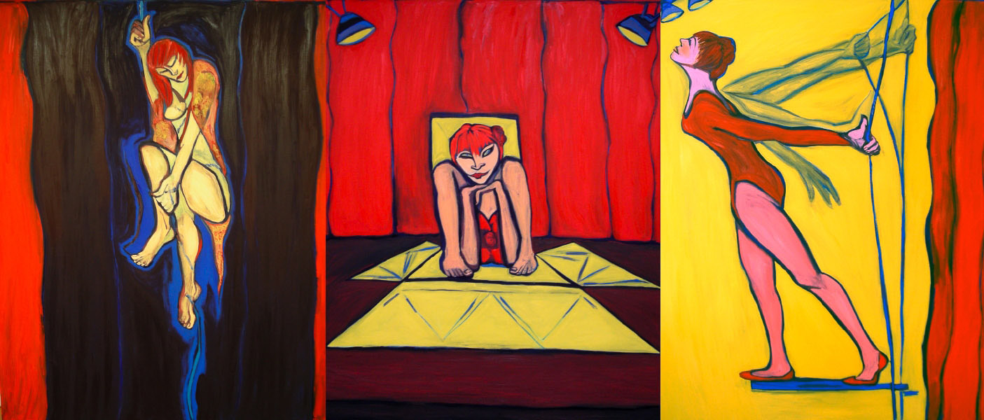 Aloft oil on canvas 60" x 144" 2007