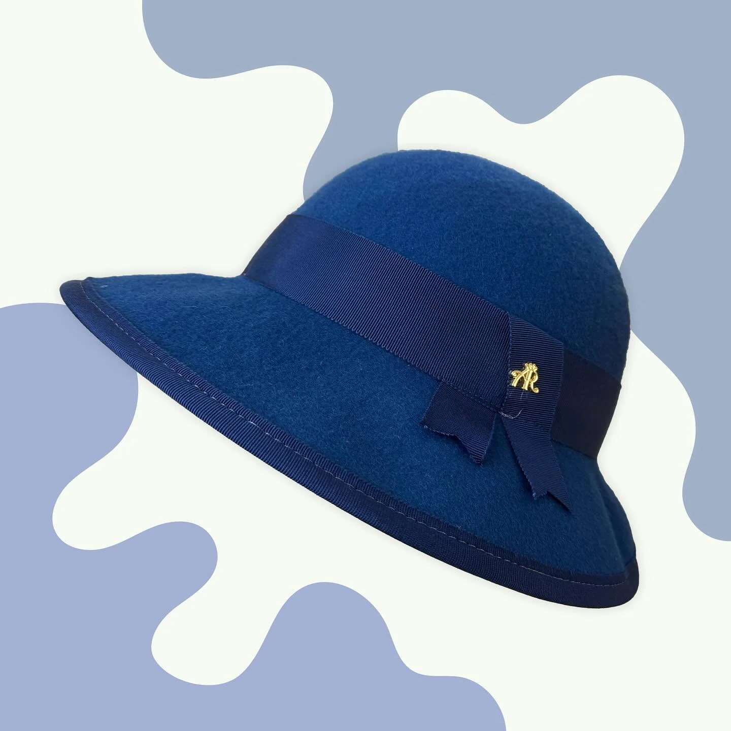 The &lsquo;Bessie&rsquo; wool felt hat in navy by @atelierroyale52 is also available in many other colours too! Pop in store to check the range out!
.
.
.
#milliner #hat #headwear #accessories #wool #felt #navy #blue #dunedin #design #nzmade #shoploc