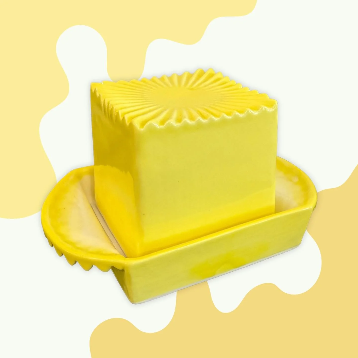 The popular butter dish from @threecupsoftea.nz is back in stock exclusively at @guilddunedin - along with Sunny Dunedin and Ōtepoti mugs. These aren&rsquo;t able to ordered, so if you are after one, be sure to pop in and see one of our friendly crea