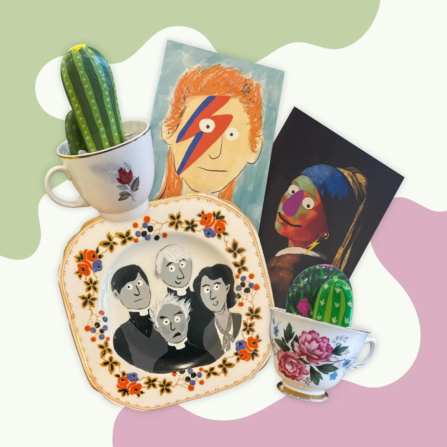We&rsquo;re excited to welcome back @motstuff to GUILD as a new pop up! We have all the wonderfully whimsical faves from hand painted plates, to art cards, and more PLUS the adorable new cactus teacups! Stop by in store to see the whole range!
.
.
.
