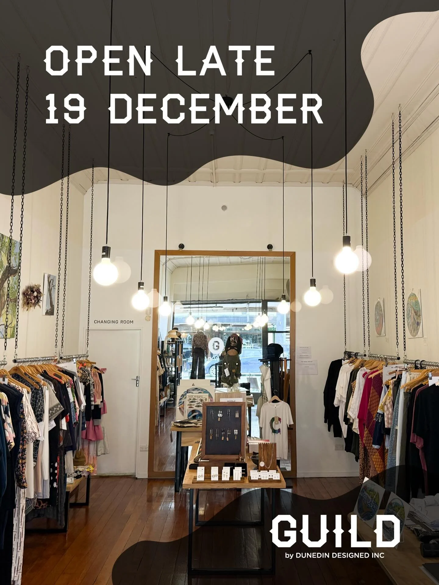 Join us this Friday evening for extended shopping hours! 
Some of our resident designers will be in store, and we&rsquo;ll have some bubbles and snacks on hand to cheers the festive season. Come along and support local, we hope to see you there!