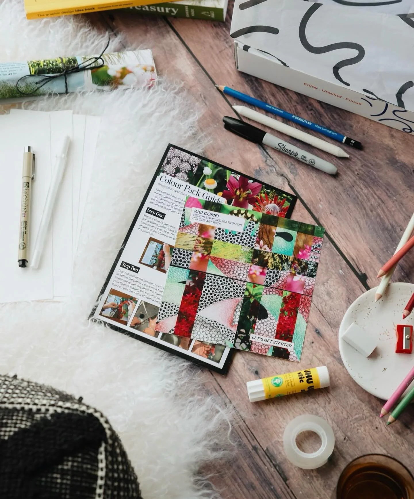 We are back open this week, easing into it from 10am - 2pm and back to usual hours on Thursday. 

But what is most exciting is that Denise from @artforbusypeople is joining us as one of our resident designers with her incredible mindful art boxes (pi