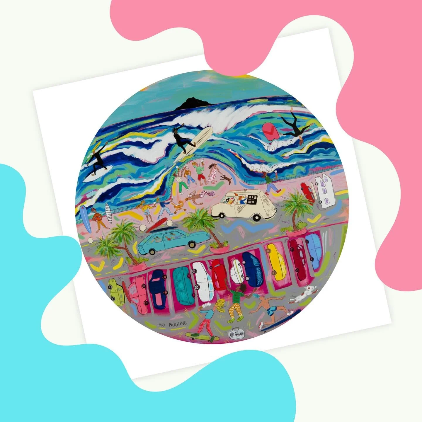 The summer weather has been a bit mid - but one of these @piadavieartist St Clair round prints on your wall will brighten the room up! Available in various sizes, so pop in store and check out the whole range!