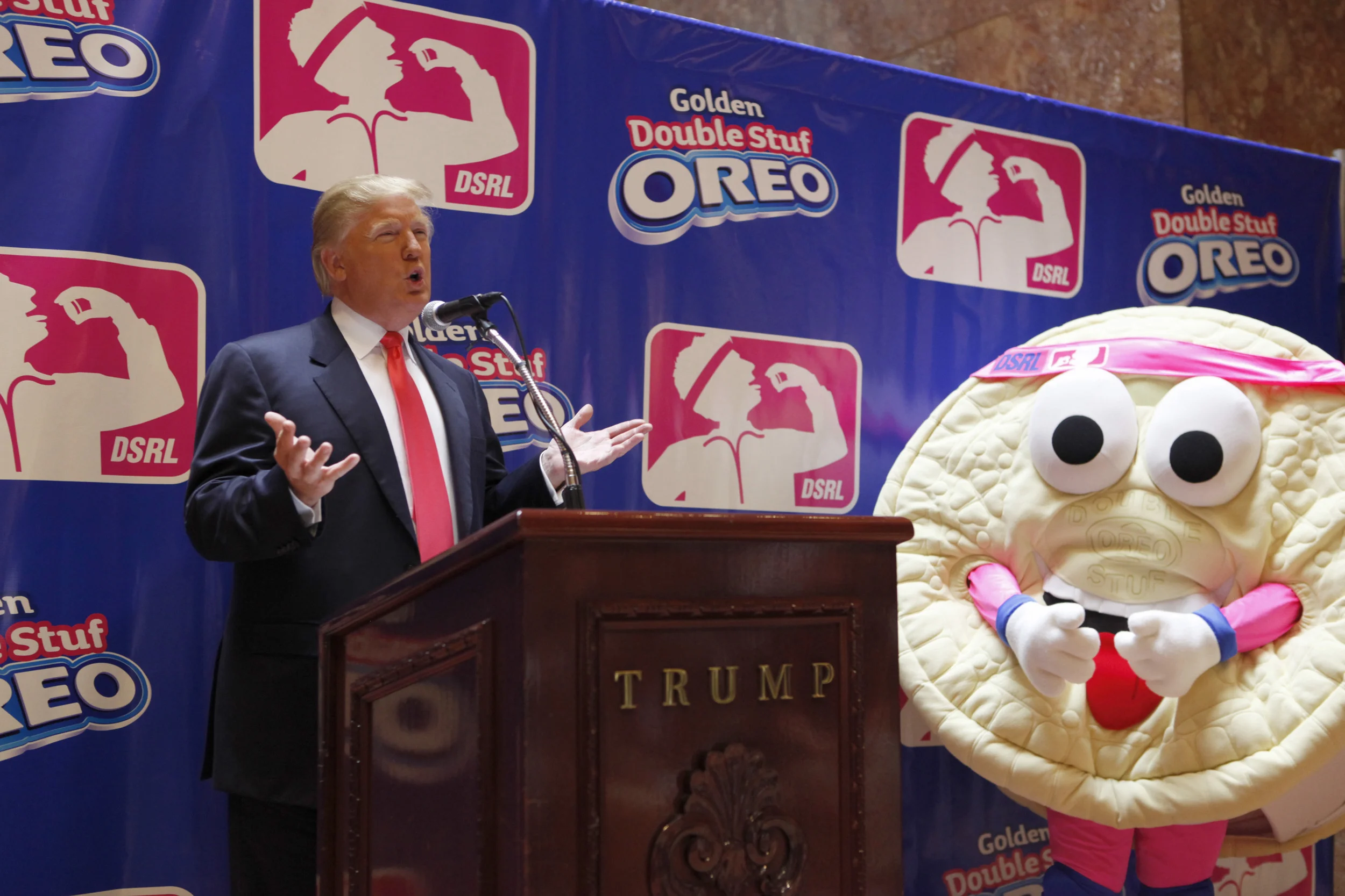 Worked with the future President of the United States to sell Oreos :)